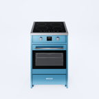 Wiggo WIO-E621A(AX) Vrijstaande Inductiefornuis - 60 cm - Aqua Blauw
