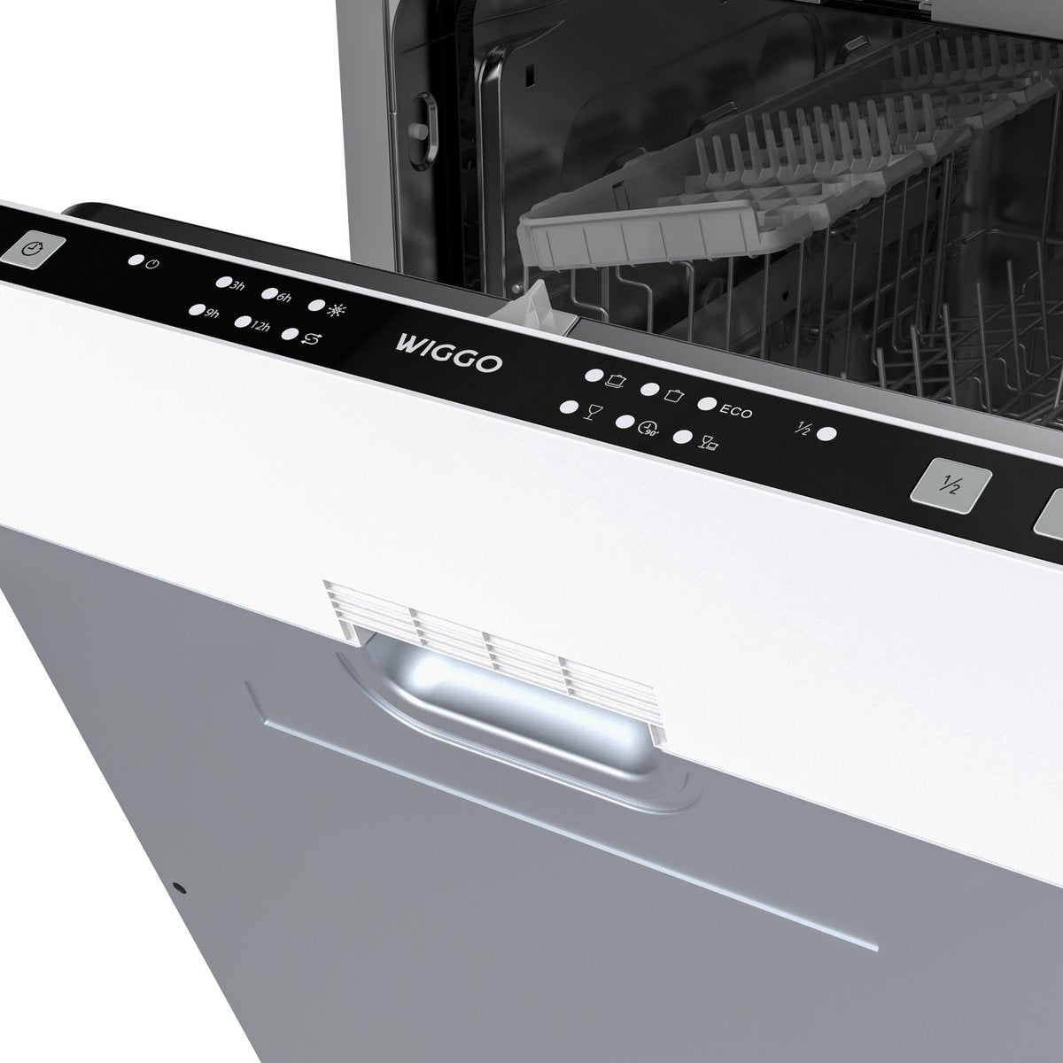 Wiggo WD-B4126E(X) Inbouw Vaatwasser - 45 cm - Roestvrijstaal