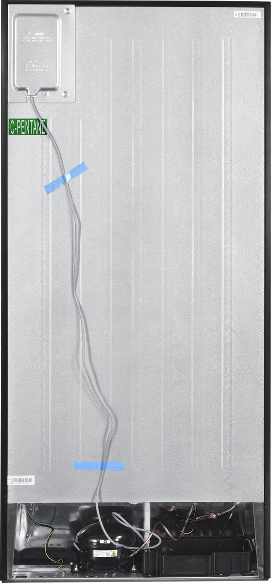 Wiggo WR-MD18(DX) Amerikaanse Koelkast - 80 cm - Donker Roestvrijstaal
