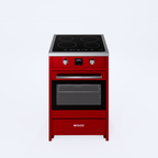 Wiggo WIO-E621A(RX) Vrijstaande Inductiefornuis - 60 cm - Rood