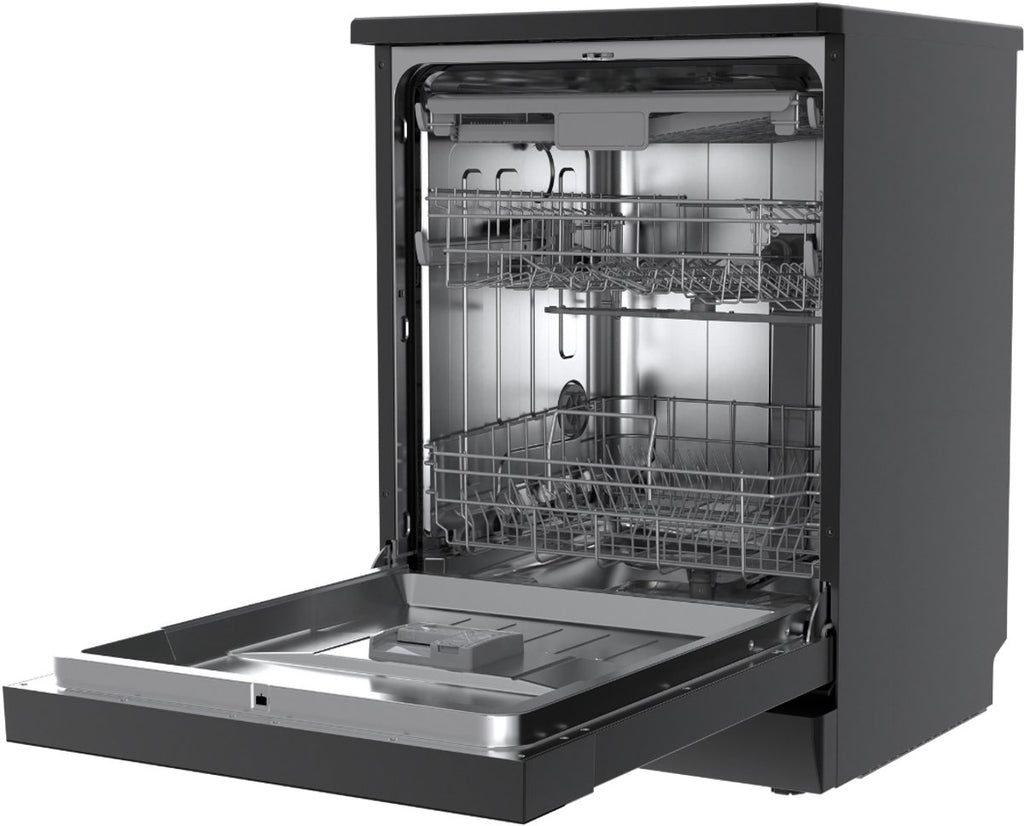 Wiggo WD-F6148B(DX) Vrijstaande Vaatwasser - 60 cm - Donker Roestvrijstaal