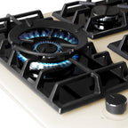 Wiggo WH-G935GR(C) Inbouw Gaskookplaat - 90 cm - Creme