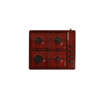 Wiggo WH-G604F(R) Vrijstaande Gaskookplaat - 60 cm - Rood