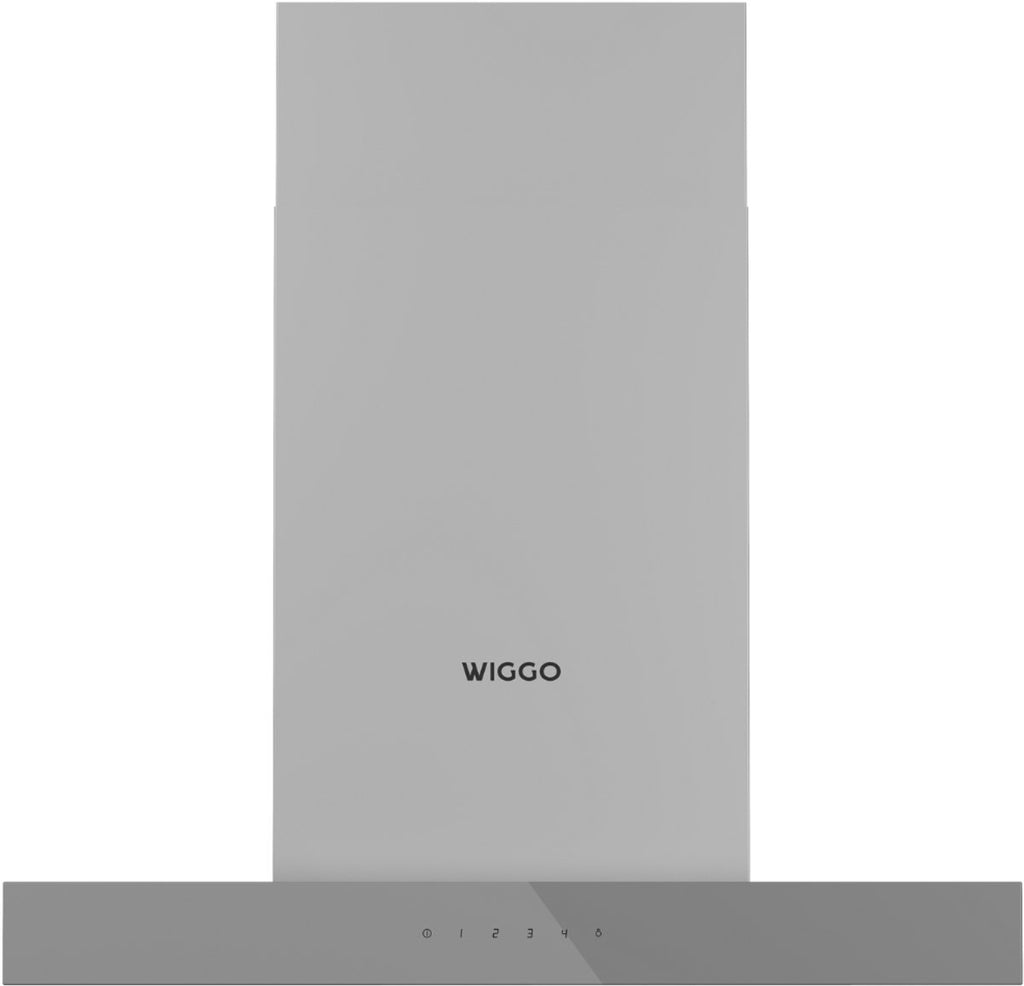 Wiggo WE-A641T(G) Wandschouw Afzuigkap - 60 cm - Grijs