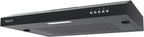 Wiggo WE-B630V(B) Onderbouw Afzuigkap - 60 cm - Zwart