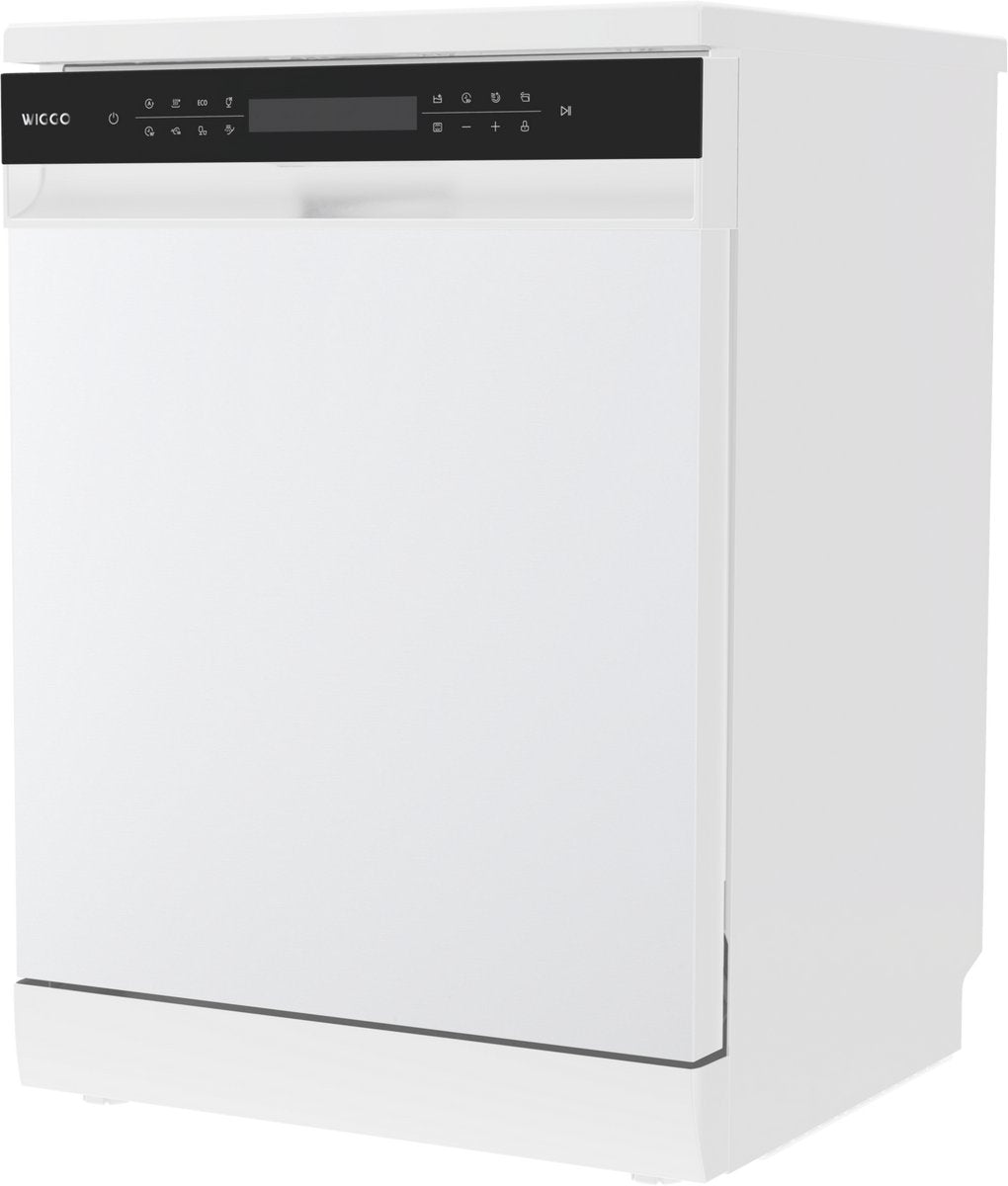 Wiggo WD-F6148B(W) Vrijstaande Vaatwasser - 60 cm - Wit
