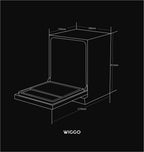 Wiggo WD-B6126E(X) Inbouw Vaatwasser - 60 cm - Roestvrijstaal