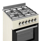 Wiggo WO-E606A(CX) Vrijstaande Gasfornuis - 60 cm - Creme