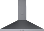 Wiggo WE-A930P(G) Wandschouw Afzuigkap - 90 cm - Grijs