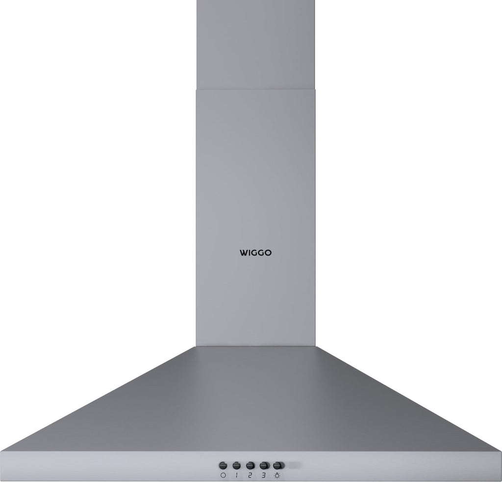 Wiggo WE-A630P(X) Wandschouw Afzuigkap - 60 cm - Roestvrijstaal