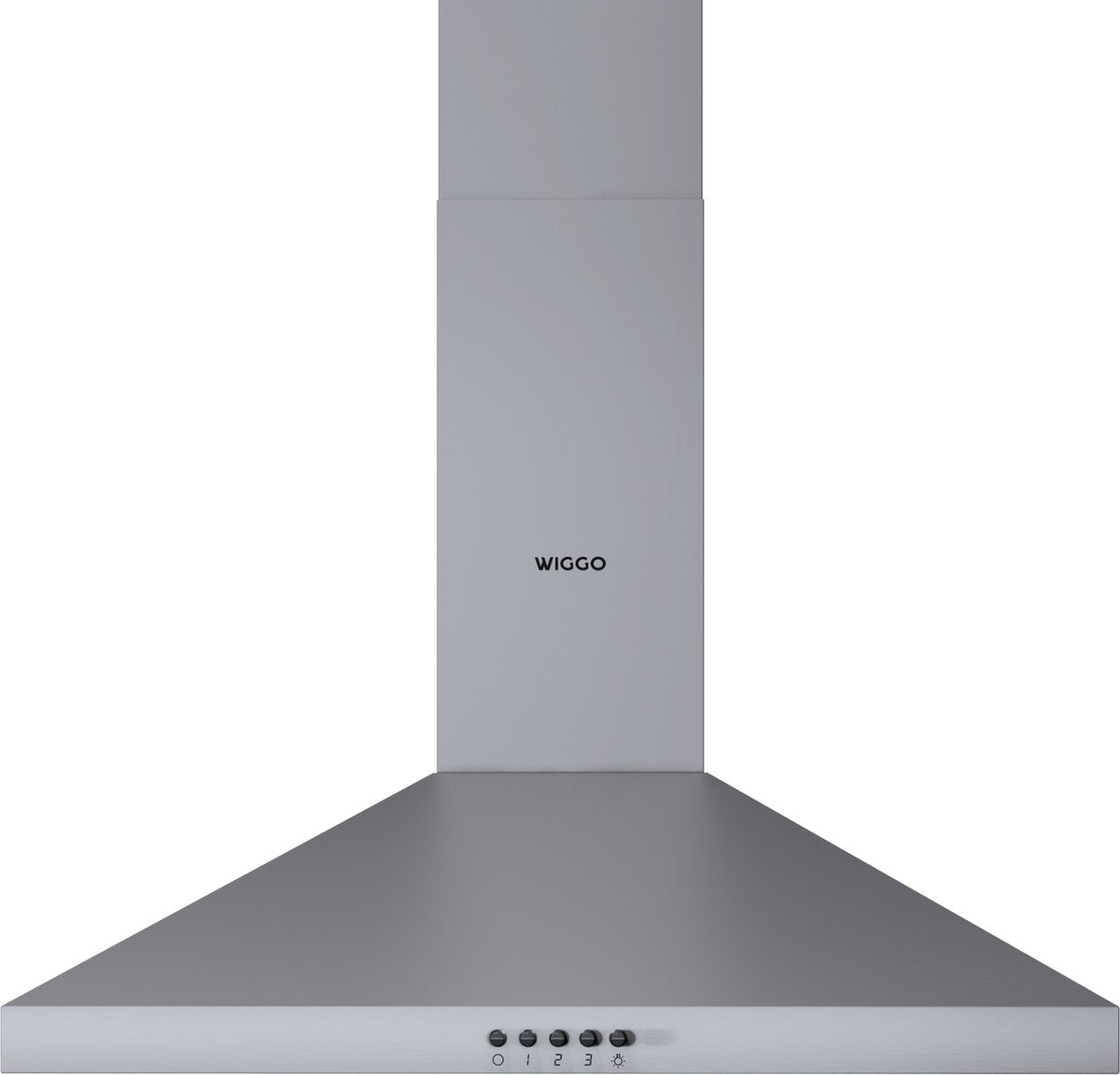 Wiggo WE-A630P(X) Wandschouw Afzuigkap - 60 cm - Roestvrijstaal