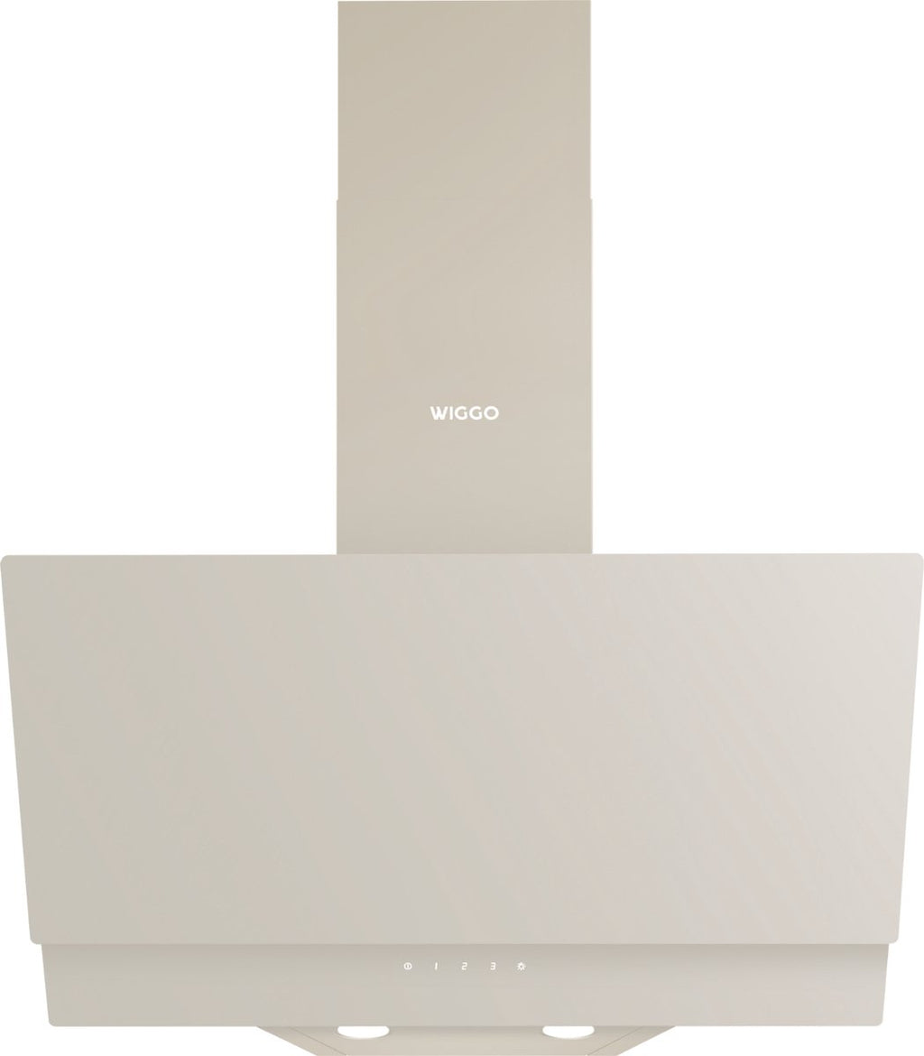 Wiggo WE-A642G(C) Schuine Afzuigkap - 60 cm - Creme