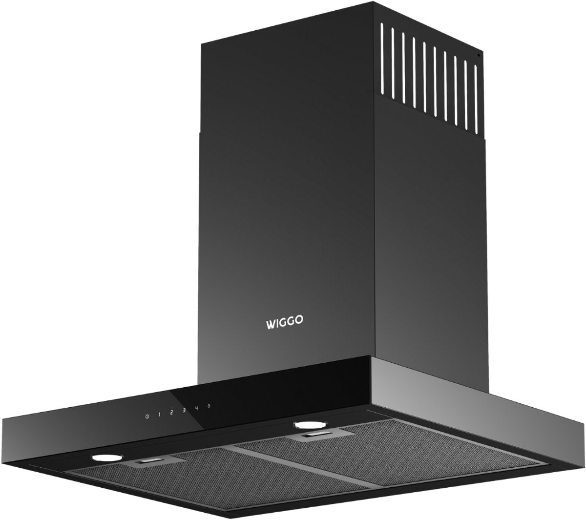 Wiggo WE-A641T(B) Wandschouw Afzuigkap - 60 cm - Zwart