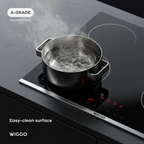 Wiggo WH-E614G(B) Inbouw Inductie Kookplaat - 60 cm - Zwart