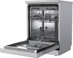 Wiggo WD-F6148B(X) Vrijstaande Vaatwasser - 60 cm - Roestvrijstaal