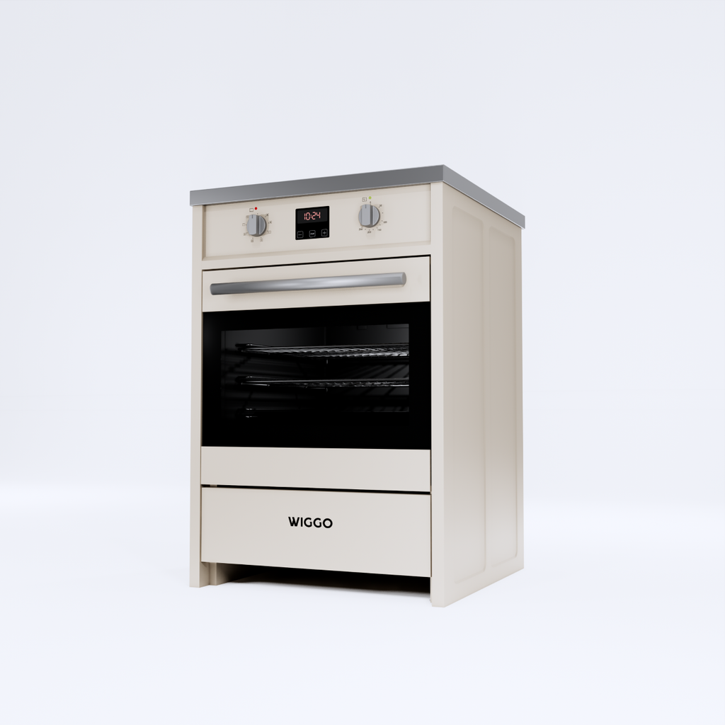 Wiggo WIO-E621A(CX) Vrijstaande Inductiefornuis - 60 cm - Creme