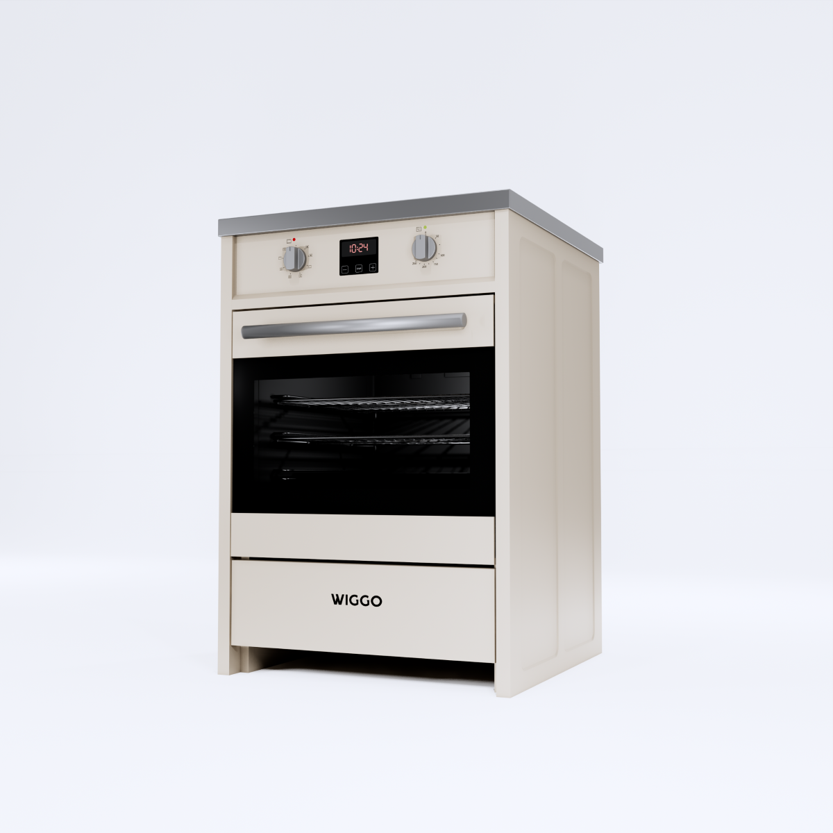 Wiggo WIO-E621A(CX) Vrijstaande Inductiefornuis - 60 cm - Creme