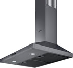 Wiggo WE-A630P(G) Wandschouw Afzuigkap - 60 cm - Grijs