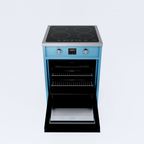 Wiggo WIO-E621A(AX) Vrijstaande Inductiefornuis - 60 cm - Aqua Blauw