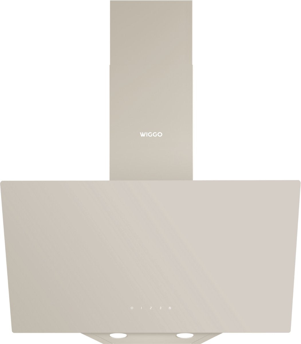 Wiggo WE-A641G(C) Schuine Afzuigkap - 60 cm - Creme