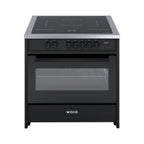 Wiggo WIO-E921A(BX) Vrijstaande Inductiefornuis - 90 cm - Zwart