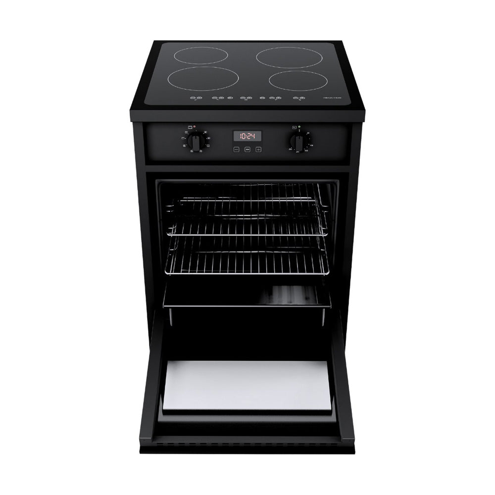 Wiggo WIO-E621A(BB) Vrijstaande Inductiefornuis - 60 cm - Zwart