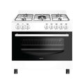 Wiggo WO-E906B(WW) Vrijstaande Gasfornuis - 90 cm - Wit