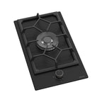 Wiggo WH-G331RD(B) Inbouw Gaskookplaat - 30 cm - Zwart