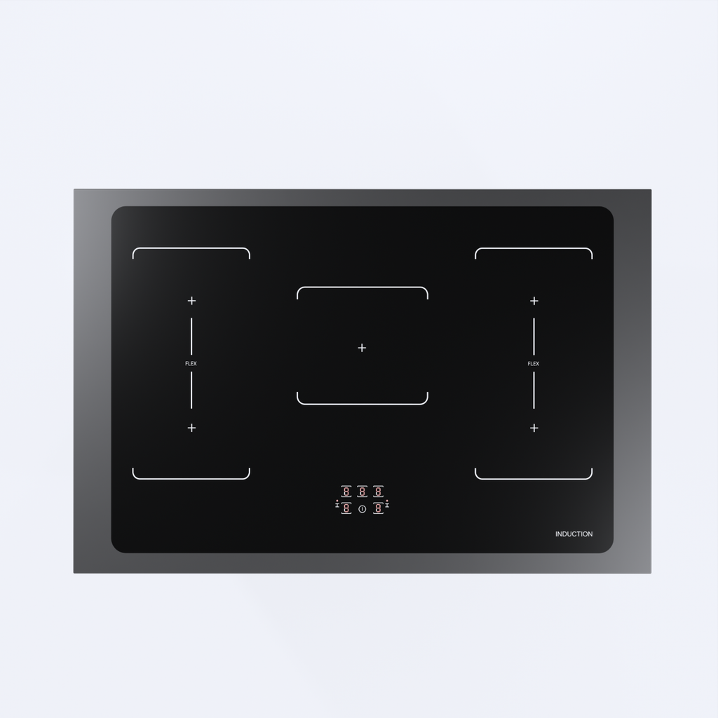 Wiggo WIO-E921A(BB) Vrijstaande Inductiefornuis - 90 cm - Zwart