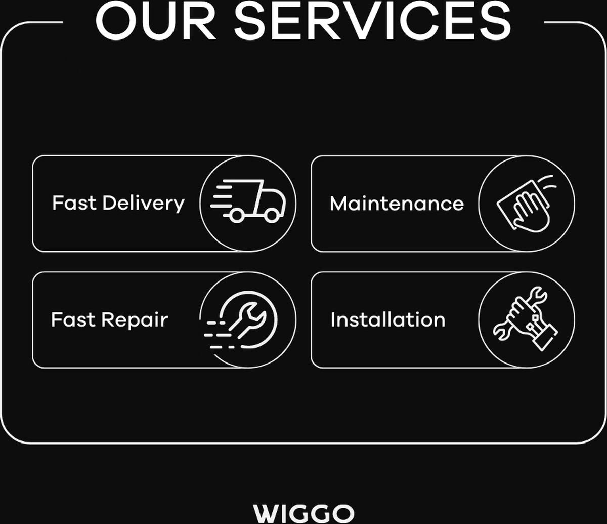 Wiggo WH-G935RR(B) Inbouw Gaskookplaat - 90 cm - Zwart