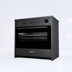 Wiggo WIO-E921A(BB) Vrijstaande Inductiefornuis - 90 cm - Zwart