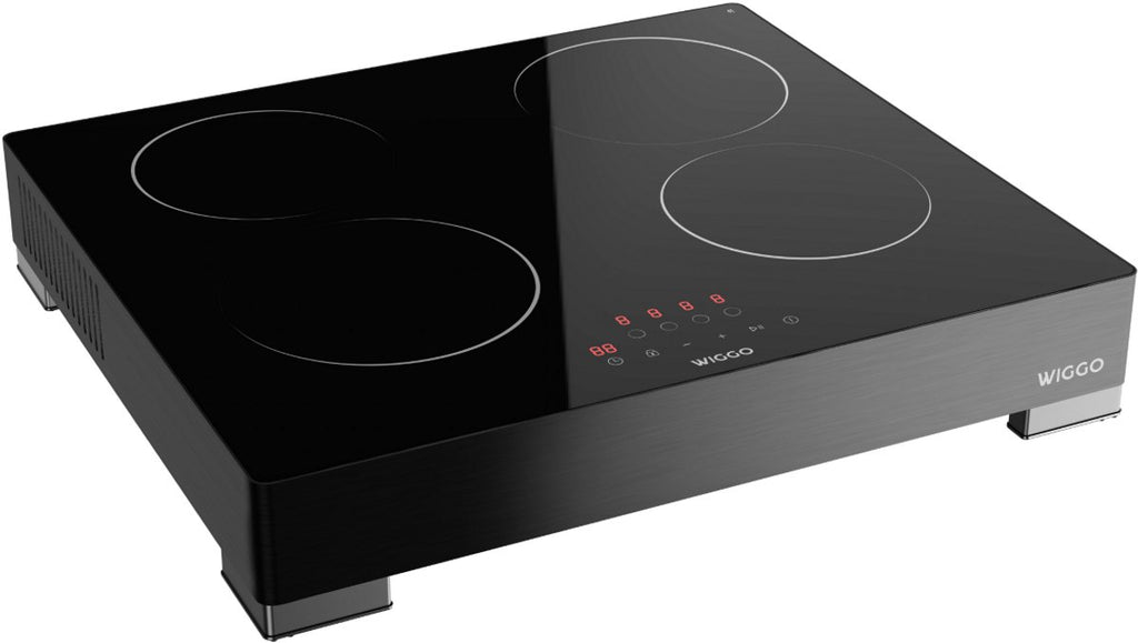 Wiggo WH-EF614G(B) Vrijstaande Inductie Kookplaat - 60 cm - Zwart