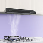 Wiggo WE-B630V(B) Onderbouw Afzuigkap - 60 cm - Zwart