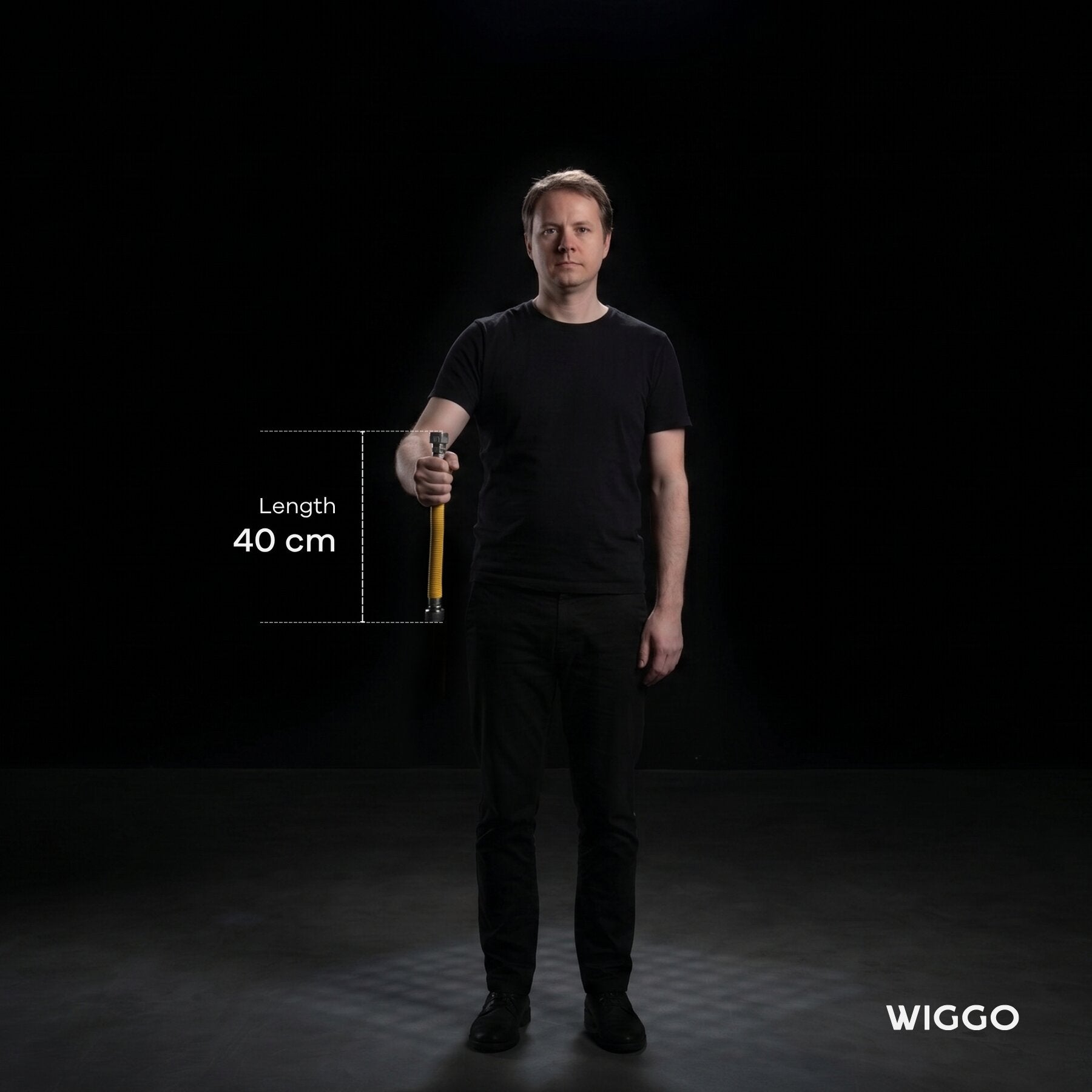 Wiggo W Eco 40 Gasslang - 40 cm - Geel