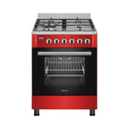 Wiggo WO-E639R(RX) Vrijstaande Gasfornuis - 60 cm - Rood