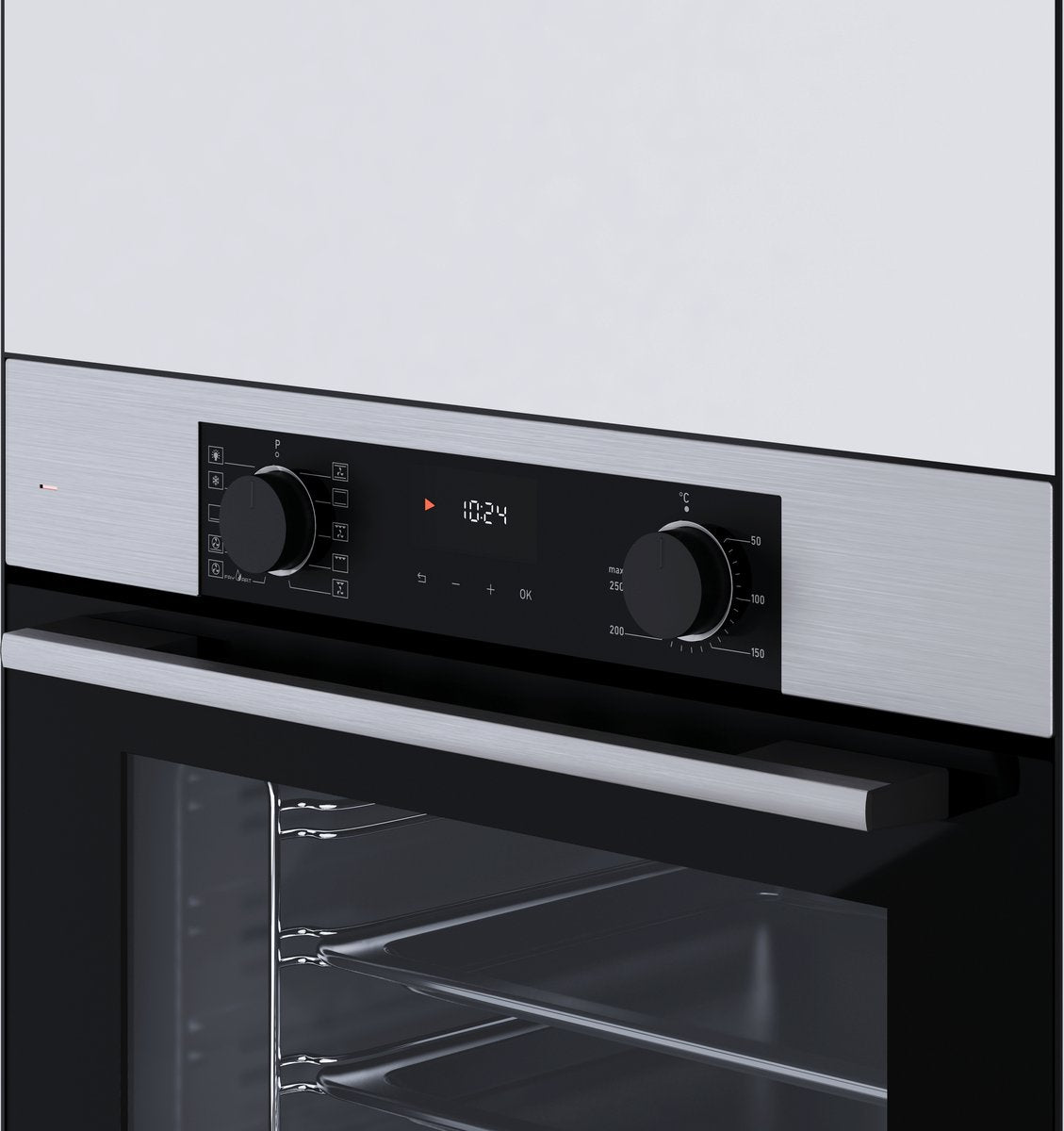 Wiggo WO-BFA610(X) Inbouw Oven - 60 cm - Roestvrijstaal