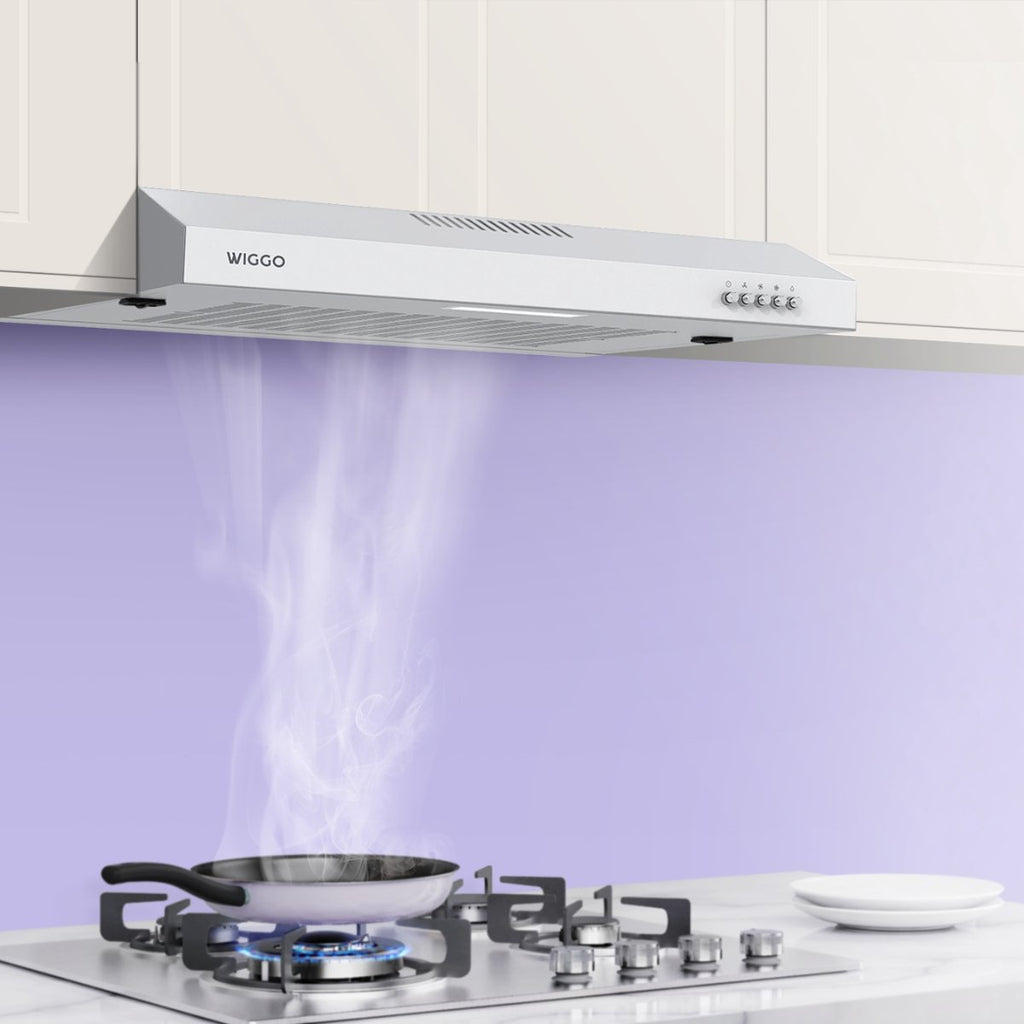 Wiggo WE-B630V(W) Onderbouw Afzuigkap - 60 cm - Wit