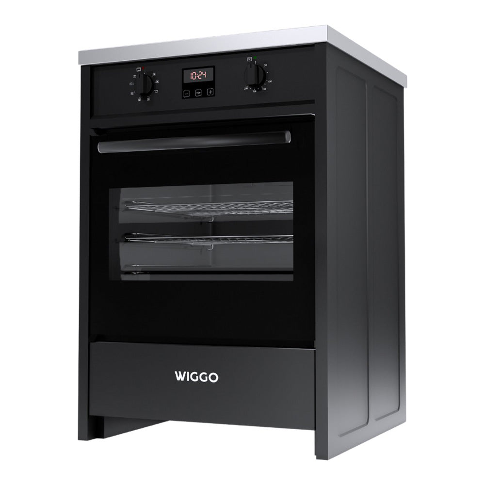 Wiggo WIO-E621A(BX) Vrijstaande Inductiefornuis - 60 cm - Zwart