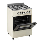 Wiggo WO-E606A(CX) Vrijstaande Gasfornuis - 60 cm - Creme