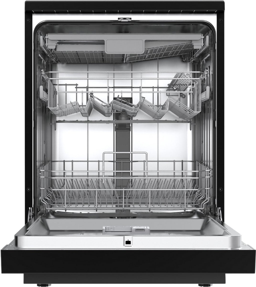 Wiggo WD-F6148B(DX) Vrijstaande Vaatwasser - 60 cm - Donker Roestvrijstaal