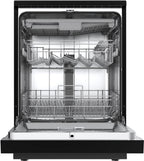 Wiggo WD-F6148B(DX) Vrijstaande Vaatwasser - 60 cm - Donker Roestvrijstaal