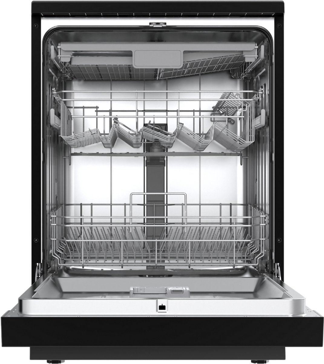 Wiggo WD-F6148B(DX) Vrijstaande Vaatwasser - 60 cm - Donker Roestvrijstaal
