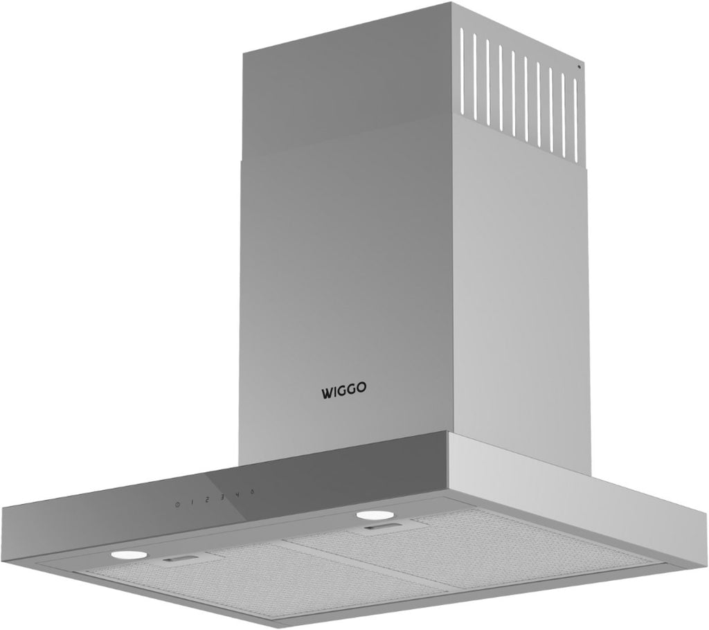 Wiggo WE-A641T(G) Wandschouw Afzuigkap - 60 cm - Grijs