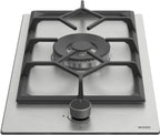 Wiggo WH-G331RD(X) Inbouw Gaskookplaat - 30 cm - Roestvrijstaal