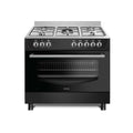 Wiggo WO-E906B(BX) Vrijstaande Gasfornuis - 90 cm - Zwart