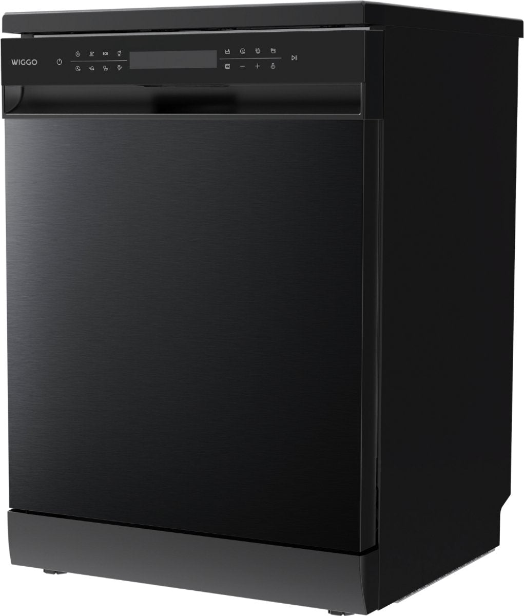 Wiggo WD-F6148B(DX) Vrijstaande Vaatwasser - 60 cm - Donker Roestvrijstaal