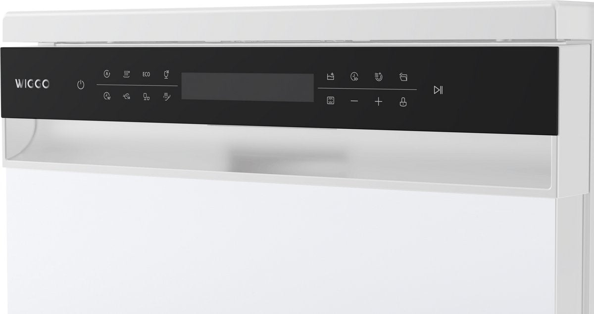Wiggo WD-F6148B(W) Vrijstaande Vaatwasser - 60 cm - Wit