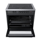 Wiggo WIO-E921A(BX) Vrijstaande Inductiefornuis - 90 cm - Zwart