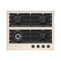 Wiggo WH-G634GR(C) Inbouw Gaskookplaat - 60 cm - Creme