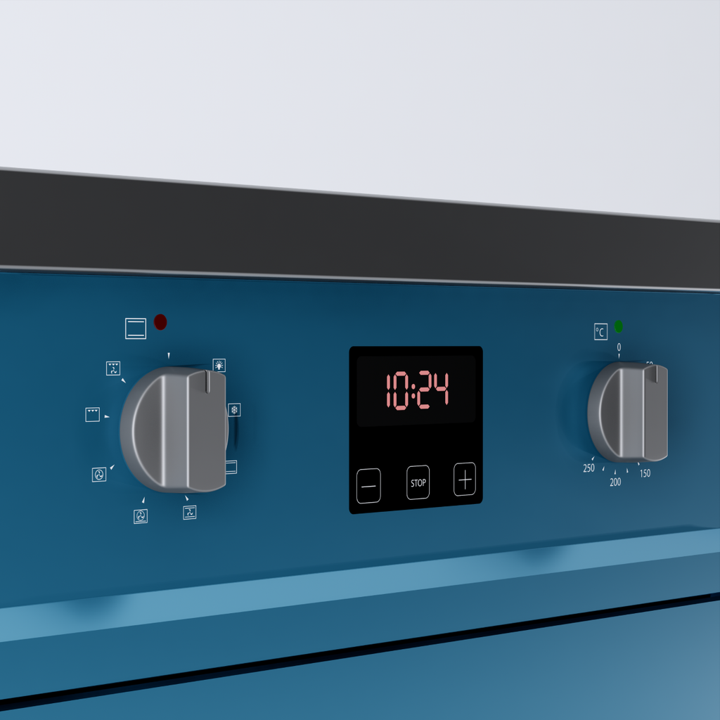 Wiggo WIO-E621A(AX) Vrijstaande Inductiefornuis - 60 cm - Aqua Blauw
